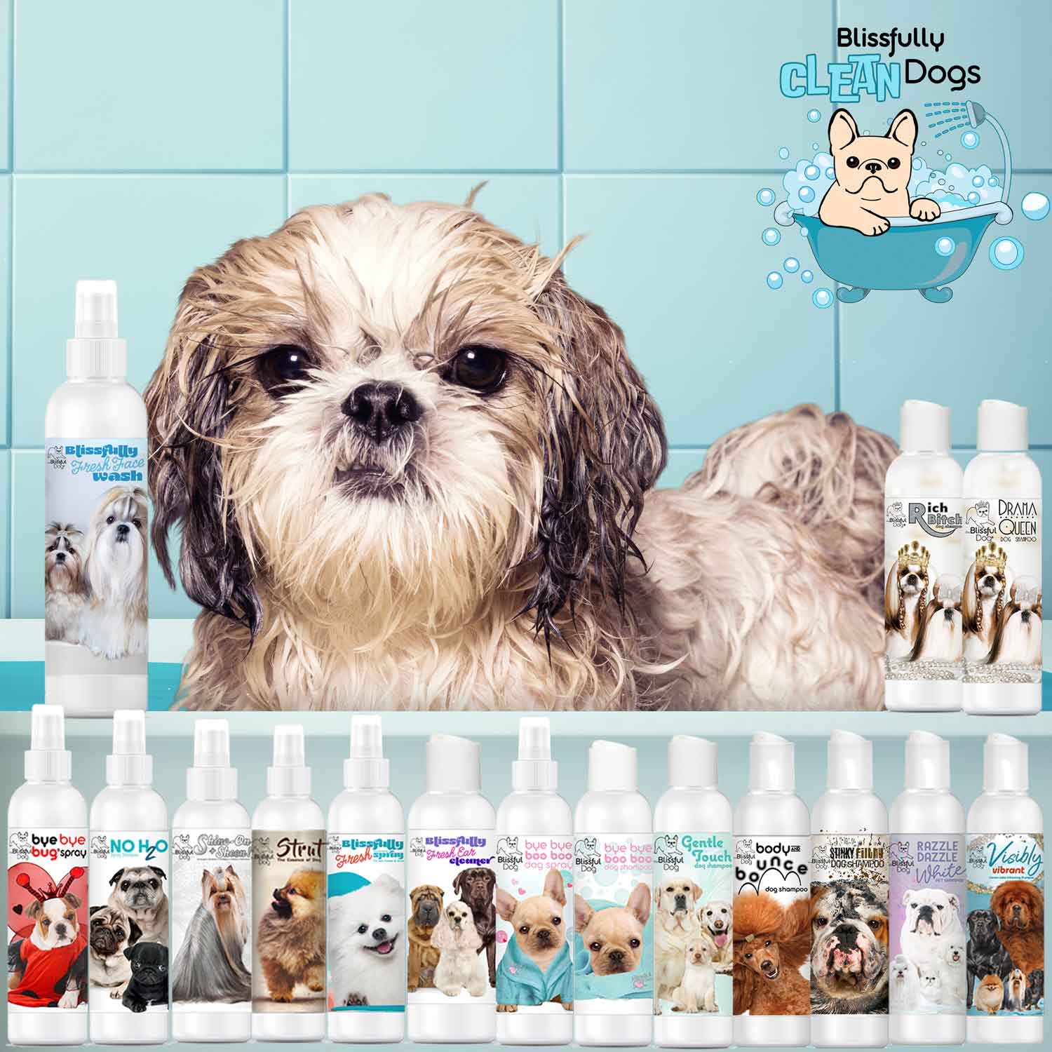 SHIH TZU PIUPPY BATH